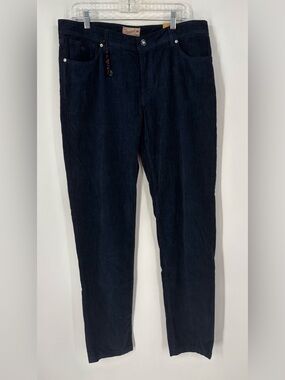 Marco Pescarolo Mod Nerano M Lightweight Corduroy Trousers Size 54 Blue